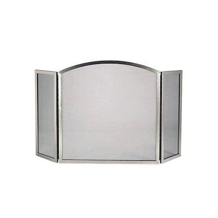 Dagan Dagan S702 3 Fold Center Arched Screen; Satin Nickel S702